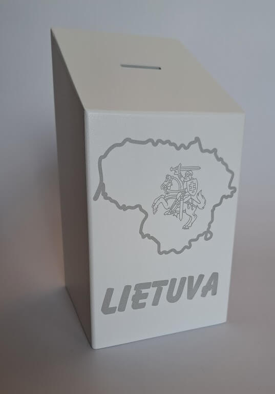 balta taupyklė Lietuva su vyčiu